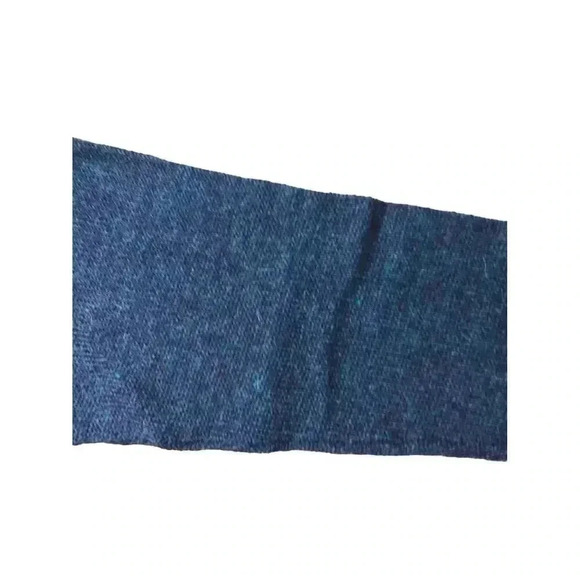 Alpacas Esmeralda Alpaca Wool Cardigan | Blue Geometric Knit Boho Sweater - Picture 3 of 13